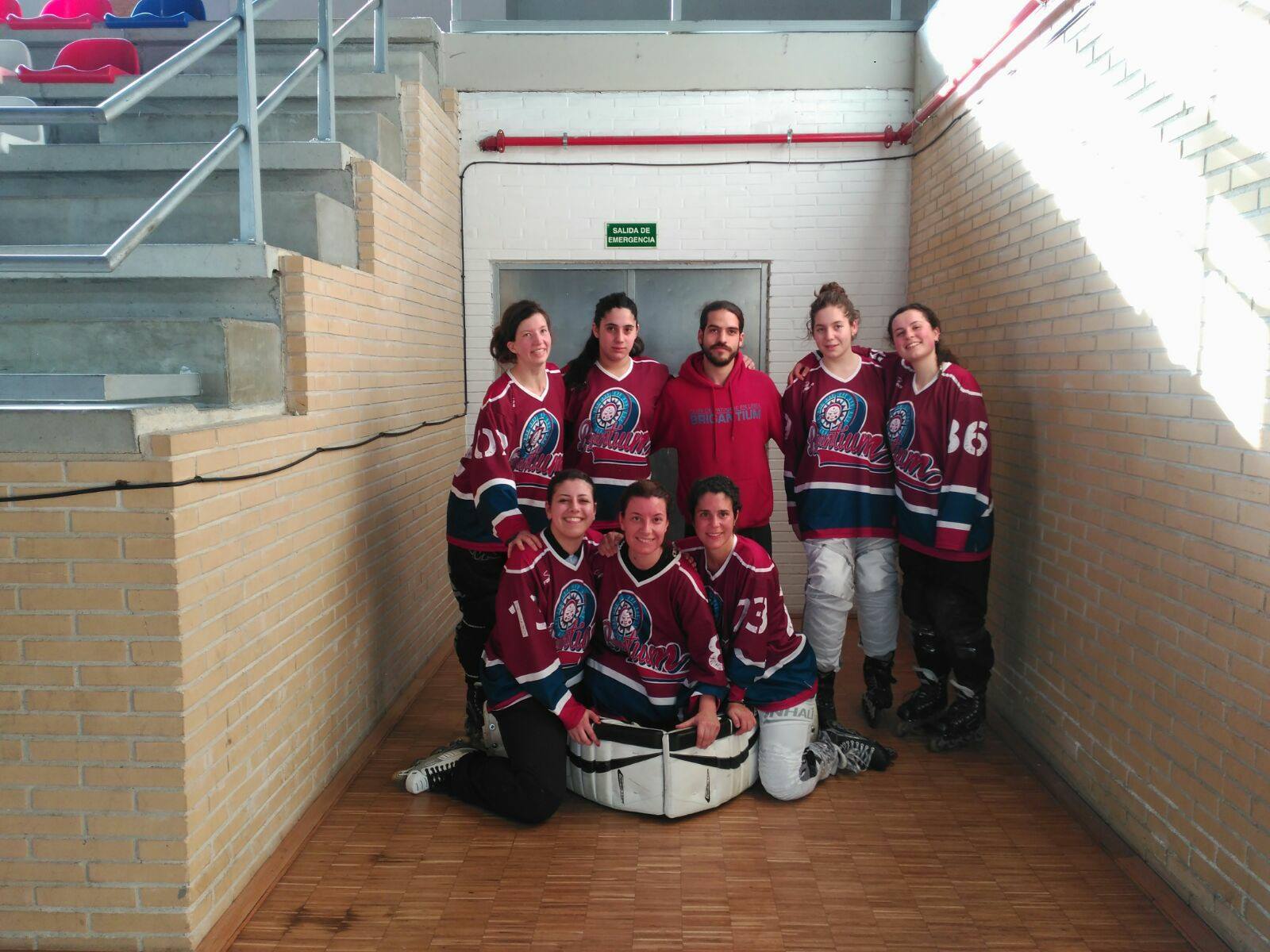 Fotografía del equipo femenino
